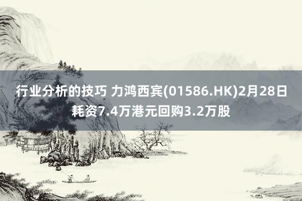 行业分析的技巧 力鸿西宾(01586.HK)2月28日耗资7.4万港元回购3.2万股